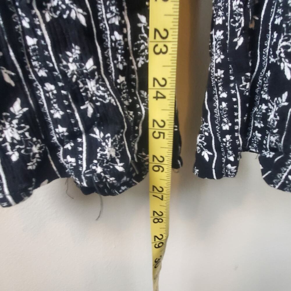ACTIVE USA Black and White Smocked Jumper - Small - Picture 9 of 10